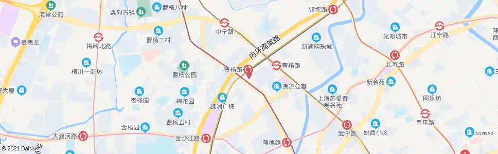 上海曹杨路陆家巷_公交站地图_上海公交_妙搜公交查询2025