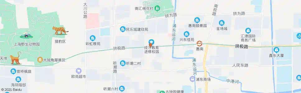 上海拱极路城西路_公交站地图_上海公交_妙搜公交查询2025
