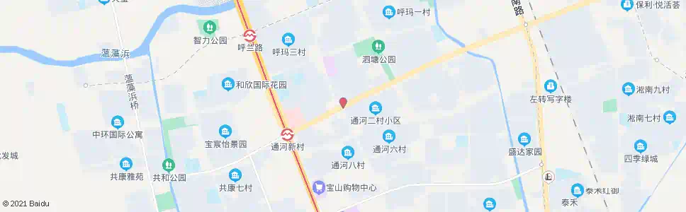 上海长江西路通河路_公交站地图_上海公交_妙搜公交查询2025
