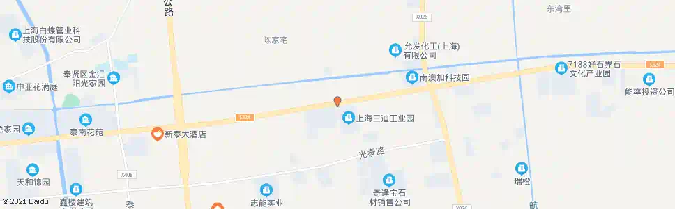 上海泰中港桥_公交站地图_上海公交_妙搜公交查询2025
