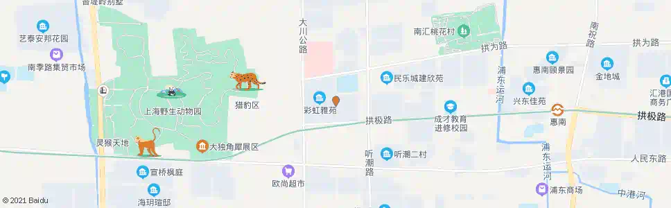 上海听悦路拱极路_公交站地图_上海公交_妙搜公交查询2025