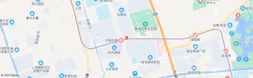 上海航星二村_公交站地图_上海公交_妙搜公交查询2025