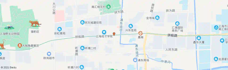 上海拱极路城北路_公交站地图_上海公交_妙搜公交查询2025