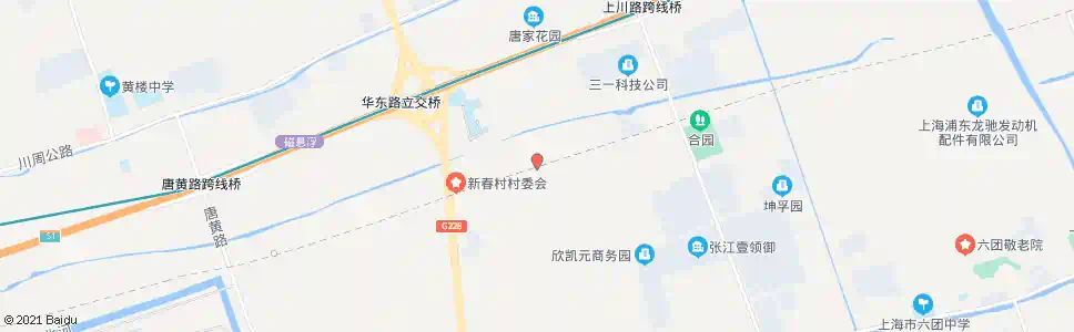 上海新春村绿化队_公交站地图_上海公交_妙搜公交查询2025