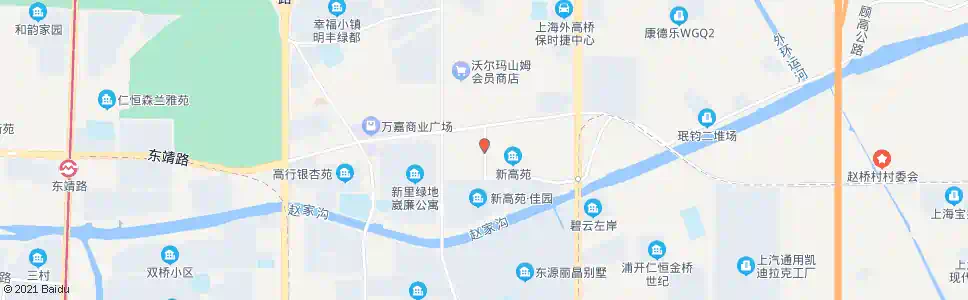 上海高建路东靖路_公交站地图_上海公交_妙搜公交查询2025