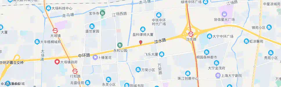 上海江场三路汶水路_公交站地图_上海公交_妙搜公交查询2025