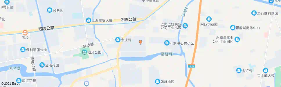 上海泗泾(沪松公路川江路)_公交站地图_上海公交_妙搜公交查询2025