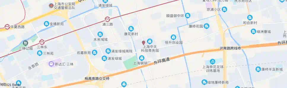 上海锦绣路康桥路_公交站地图_上海公交_妙搜公交查询2025