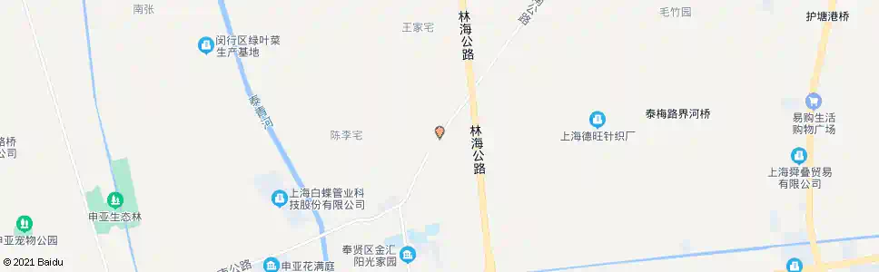 上海航南公路泰梅路_公交站地图_上海公交_妙搜公交查询2025