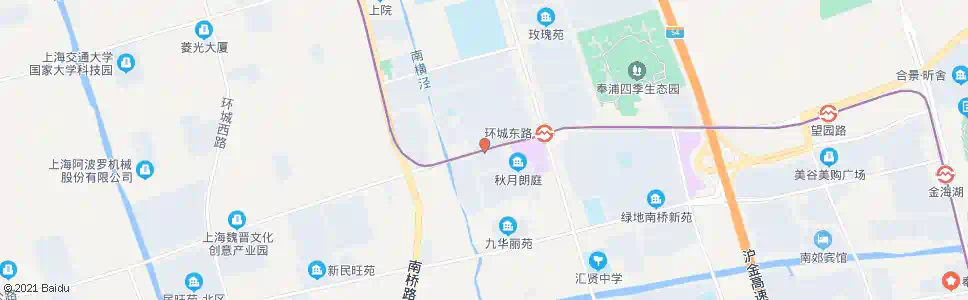 上海航南公路陈桥路_公交站地图_上海公交_妙搜公交查询2025