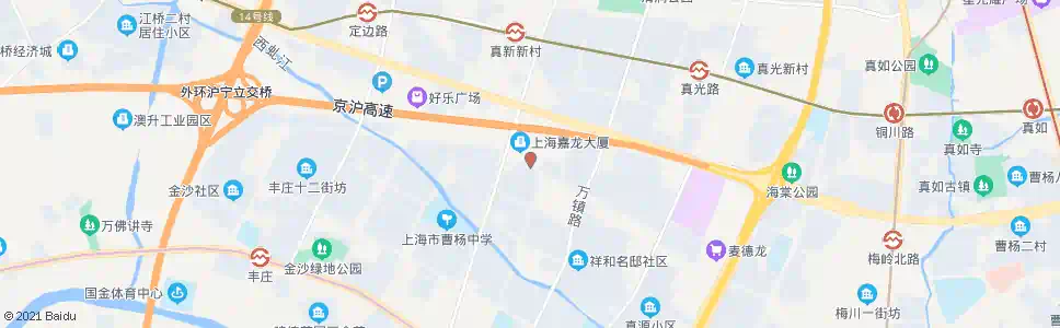 上海梅川路吉镇路_公交站地图_上海公交_妙搜公交查询2025