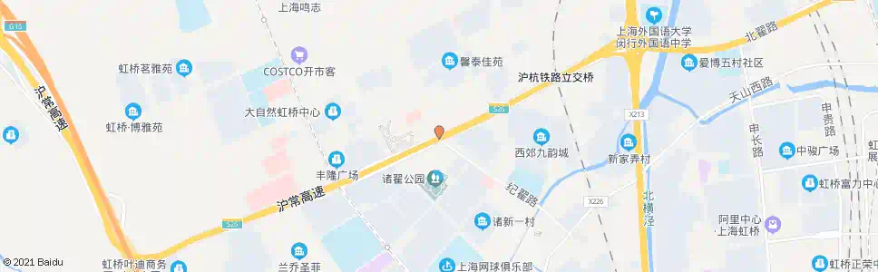 上海纪翟路北青公路_公交站地图_上海公交_妙搜公交查询2025