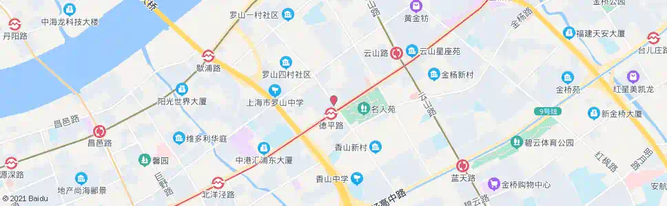 上海德平路张杨路_公交站地图_上海公交_妙搜公交查询2025