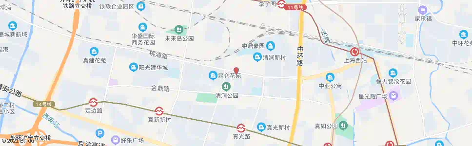 上海桃浦路高陵路_公交站地图_上海公交_妙搜公交查询2025