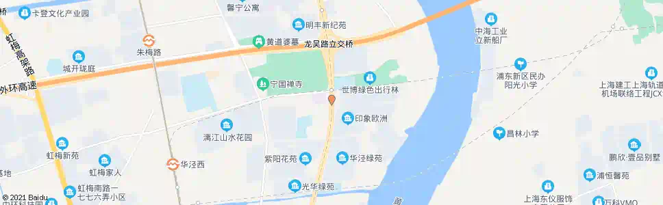上海龙吴路华泾路_公交站地图_上海公交_妙搜公交查询2025