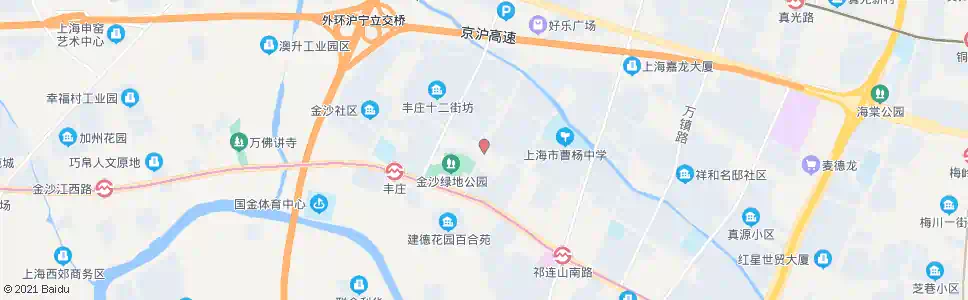 上海丰庄路清峪路_公交站地图_上海公交_妙搜公交查询2025