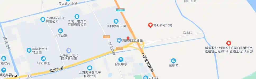 上海合庆_公交站地图_上海公交_妙搜公交查询2025