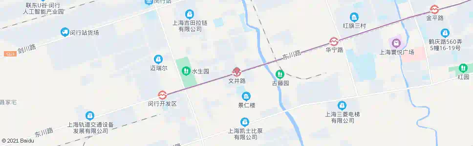 上海文井路站_公交站地图_上海公交_妙搜公交查询2025