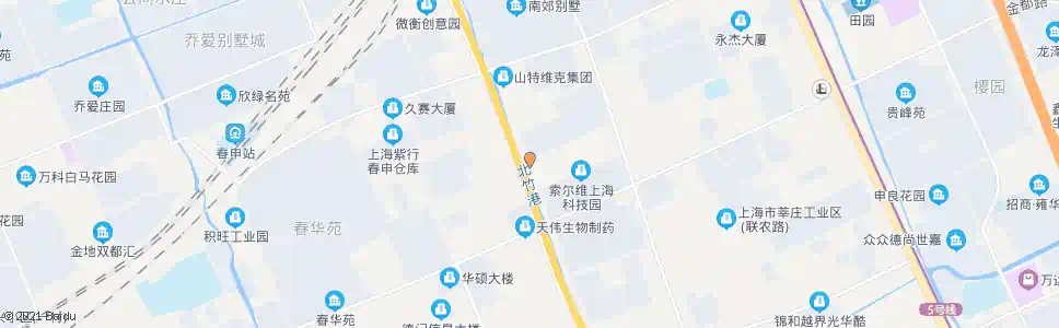 上海春西路申富路_公交站地图_上海公交_妙搜公交查询2025