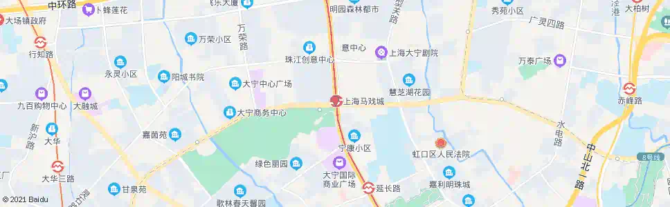 上海广中路共和新路_公交站地图_上海公交_妙搜公交查询2025