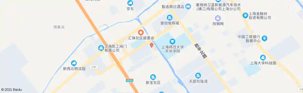 上海嘉朱公路汇源路(招呼站)_公交站地图_上海公交_妙搜公交查询2025