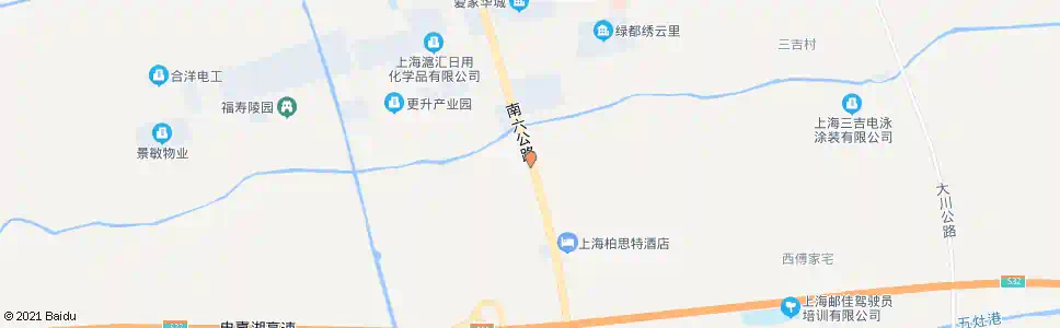 上海南六公路朱店_公交站地图_上海公交_妙搜公交查询2025