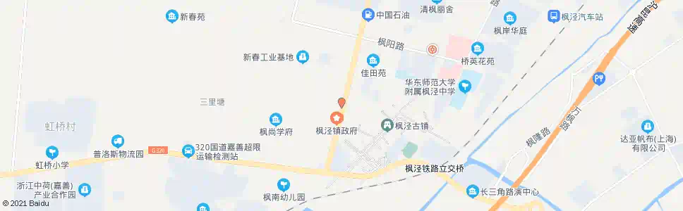 上海朱枫公路新泾路_公交站地图_上海公交_妙搜公交查询2025