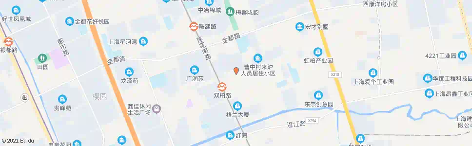 上海双柏路莲花南路_公交站地图_上海公交_妙搜公交查询2025