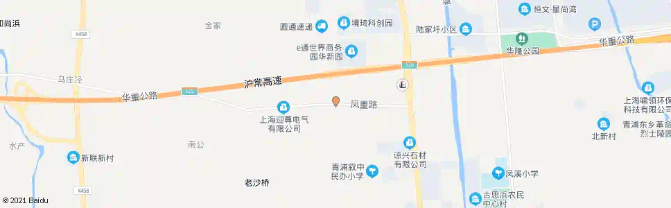 上海叙北路凤重路_公交站地图_上海公交_妙搜公交查询2025