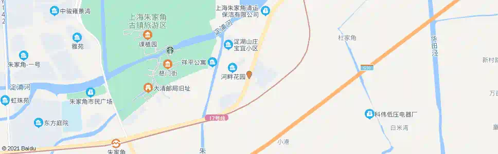 上海祥凝浜路沪青平公路(东大门)_公交站地图_上海公交_妙搜公交查询2025