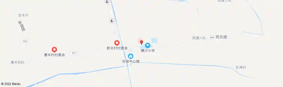 上海横沙卫生院_公交站地图_上海公交_妙搜公交查询2025
