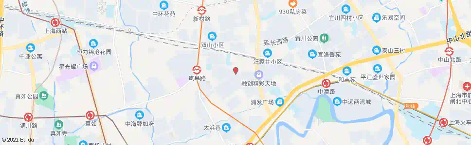 上海华池路汉阴路_公交站地图_上海公交_妙搜公交查询2025