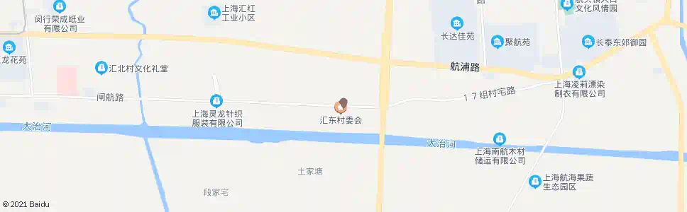 上海汇东村村委_公交站地图_上海公交_妙搜公交查询2025