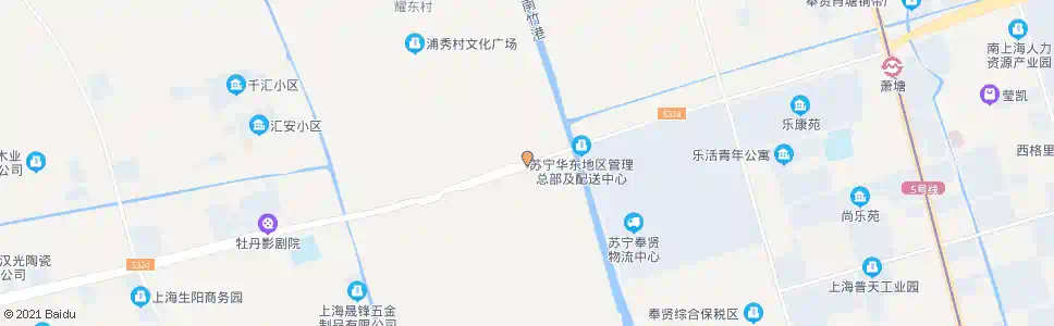 上海大叶公路牡丹园路_公交站地图_上海公交_妙搜公交查询2025