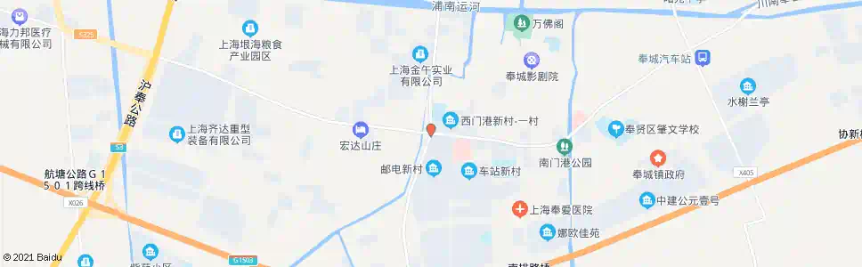 上海新奉公路川南奉公路_公交站地图_上海公交_妙搜公交查询2025