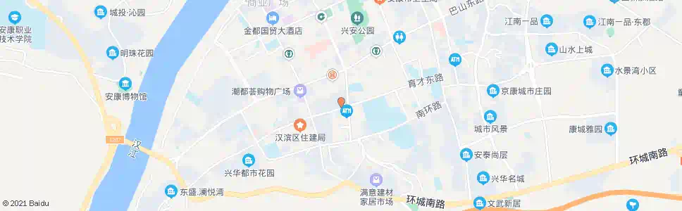 安康安铁医院_公交站地图_安康公交_妙搜公交查询2025