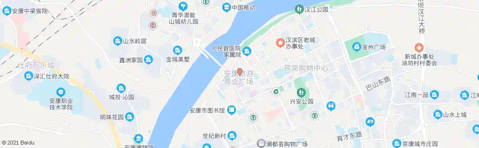 安康信合广场_公交站地图_安康公交_妙搜公交查询2025