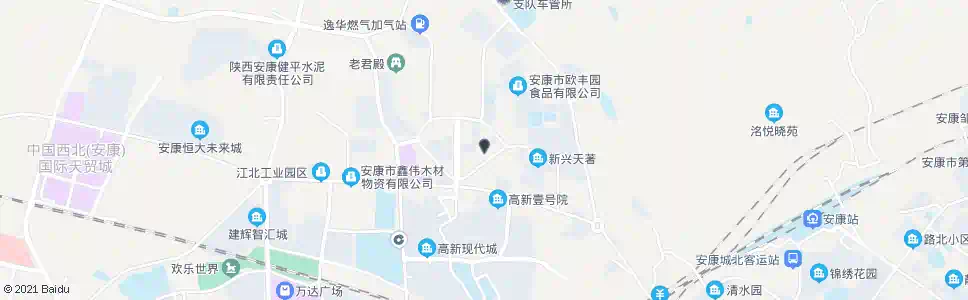 安康工业园区_公交站地图_安康公交_妙搜公交查询2025
