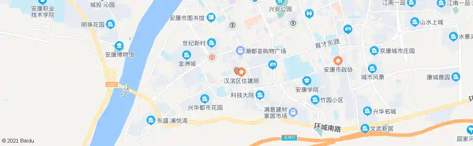 安康育才西路_公交站地图_安康公交_妙搜公交查询2025