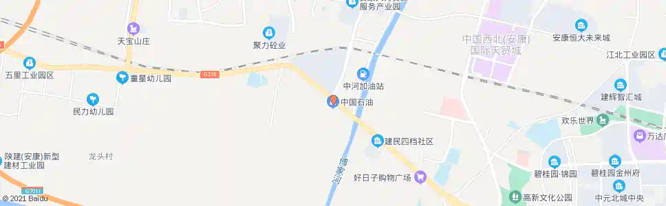 安康付家河_公交站地图_安康公交_妙搜公交查询2025