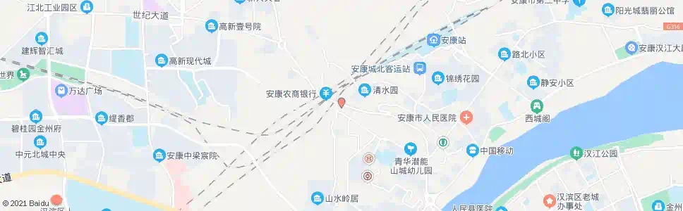 安康后张岭_公交站地图_安康公交_妙搜公交查询2025