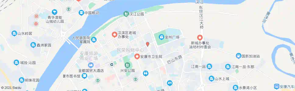 安康长江医院_公交站地图_安康公交_妙搜公交查询2025