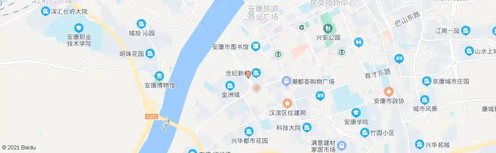 安康世纪新村_公交站地图_安康公交_妙搜公交查询2025