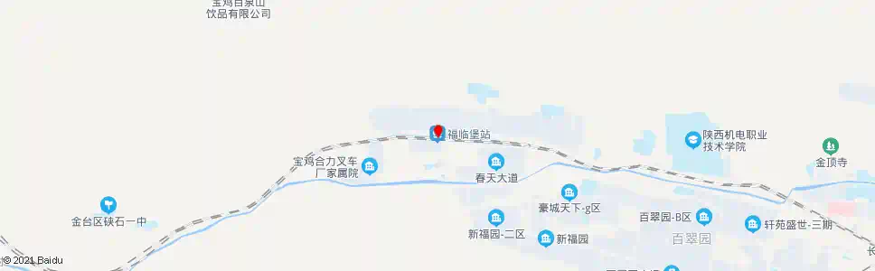 宝鸡福临堡_公交站地图_宝鸡公交_妙搜公交查询2025