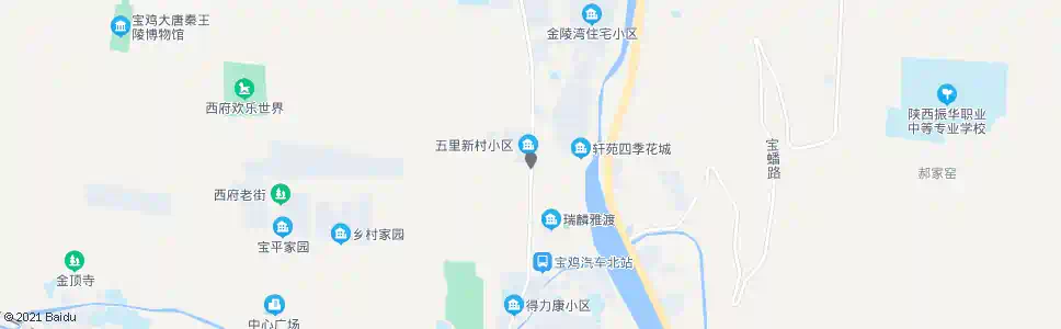 宝鸡康复医院_公交站地图_宝鸡公交_妙搜公交查询2025
