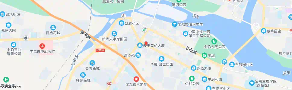 宝鸡电子广场_公交站地图_宝鸡公交_妙搜公交查询2025
