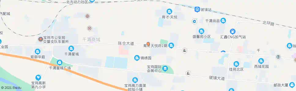 宝鸡陈仓锦绣园_公交站地图_宝鸡公交_妙搜公交查询2025