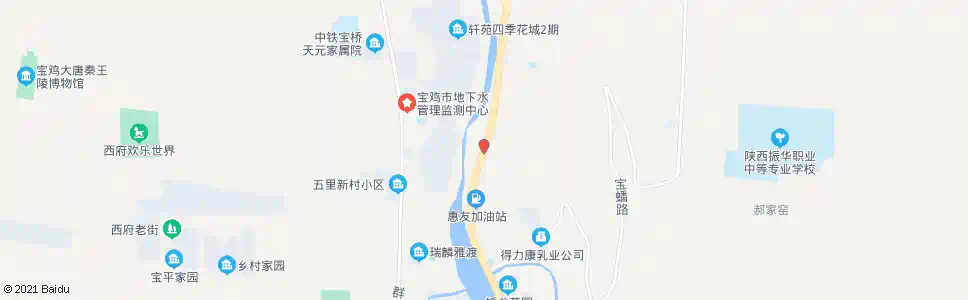 宝鸡岳家坡_公交站地图_宝鸡公交_妙搜公交查询2025