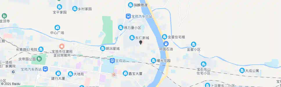 宝鸡人民街东口_公交站地图_宝鸡公交_妙搜公交查询2025