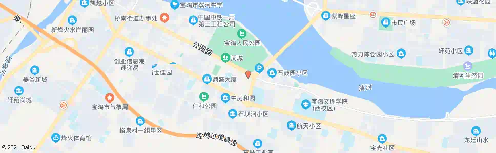宝鸡华山医院_公交站地图_宝鸡公交_妙搜公交查询2025